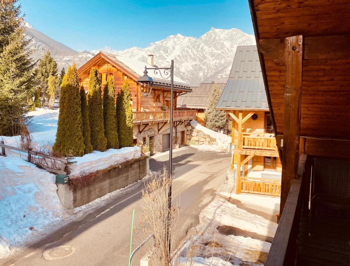 فيلا Chalet Marcel Puy-Saint-Vincent Pieds Des Pistes المظهر الخارجي الصورة